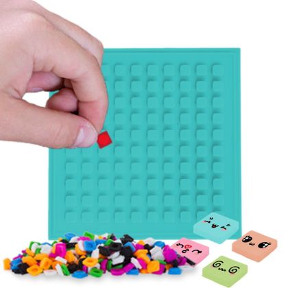 PIXIE CREW nalepovací panel čtverec Tyrkysový