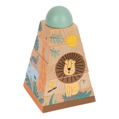 Small Foot, Dřevěná stohovací věž Safari