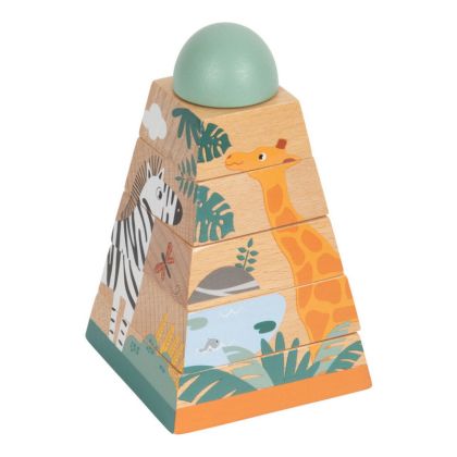 Small Foot, Dřevěná stohovací věž Safari