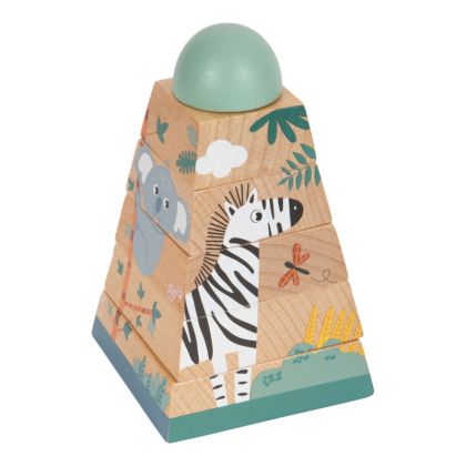 Small Foot, Dřevěná stohovací věž Safari