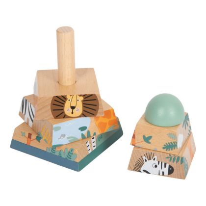 Small Foot, Dřevěná stohovací věž Safari