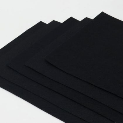 MÚ Brno, Plst 30x22 cm 5ks, černá