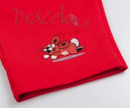 Dětská tepláková souprava Krteček červená