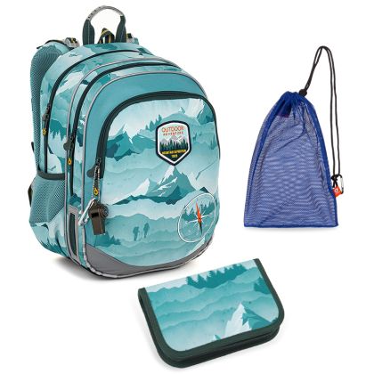 3 - dílný školní set Topgal ELLY 23014 B Medium