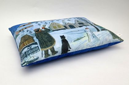 Polštář 45x30cm Lada, Sněhulák