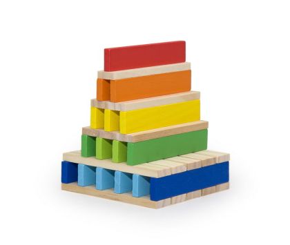 VIGA, Dřevěná stavebnice 250 kostek