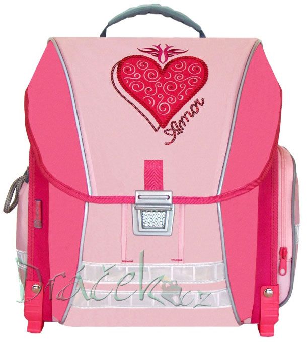Školní batoh EMIPO DYNAMIC 03 Deluxe Amor růžová