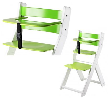 Woodpartner, Dětská rostoucí židle LUCA bílá