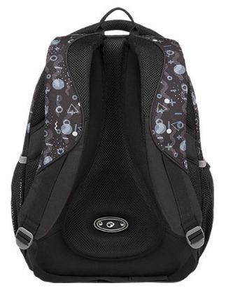 Školní batoh Bagmaster MAXVELL 9 A BLACK/GRAY/VIOLET