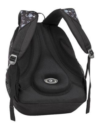 Školní batoh Bagmaster MAXVELL 9 A BLACK/GRAY/VIOLET