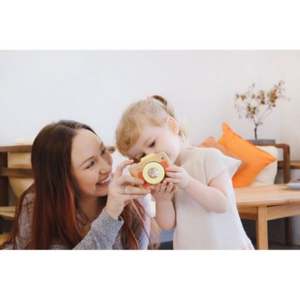 Teddies, Fotoaparát/Foťák dřevo v krabičce 13x8,5x5,5cm 10m+