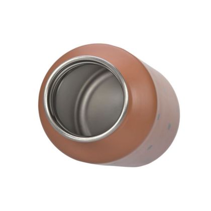 Dětská lahev Lässig Bottle Stainless Steel Happy Prints Caramel