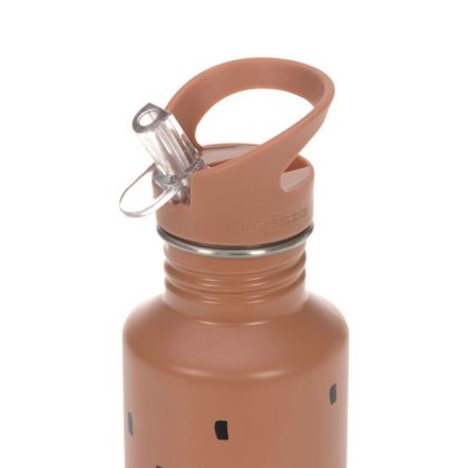 Dětská lahev Lässig Bottle Stainless Steel Happy Prints Caramel