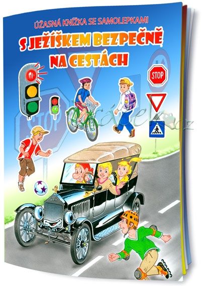 Samolepkový časopis S Ježíškem bezpečně na cestách