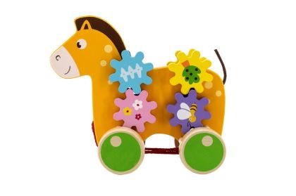 VIGA, Dřevěná tahačka - kůň