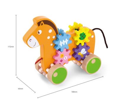 VIGA, Dřevěná tahačka - kůň