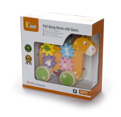 VIGA, Dřevěná tahačka - kůň