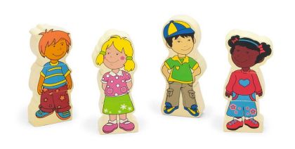 VIGA, Dřevěné magnetické postavičky