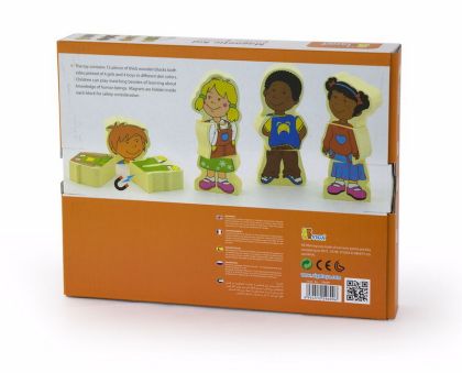 VIGA, Dřevěné magnetické postavičky