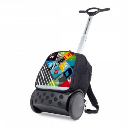 Školní a cestovní batoh na kolečkách Nikidom Roller UP Reef (19l)