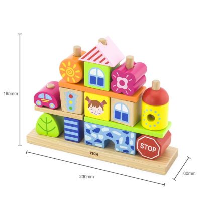 VIGA, Dřevěná stavebnice - město