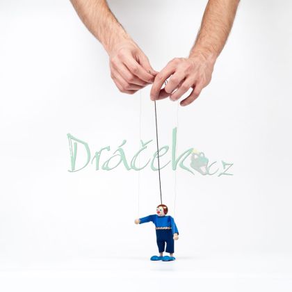 Loutka - princ Slavomír s vodícímí šňůrkami