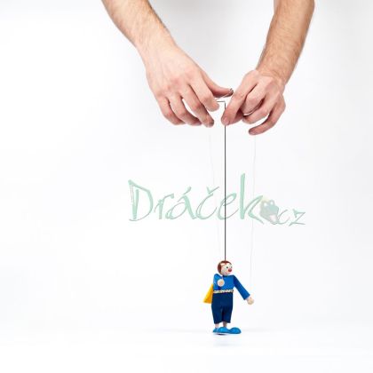 Loutka - princ Slavomír s vodícímí šňůrkami