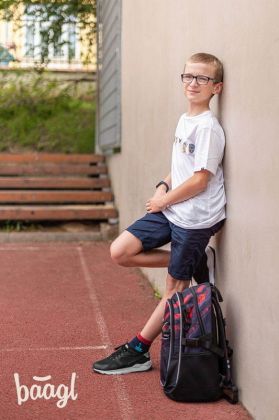 BAAGL Školní batoh Core Láva