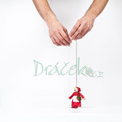 Loutka - Karkulka s vodícími šňůrkami