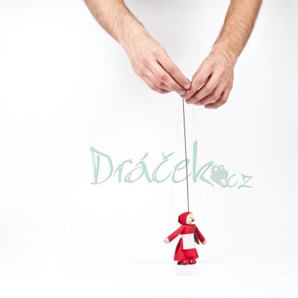 Loutka - Karkulka s vodícími šňůrkami