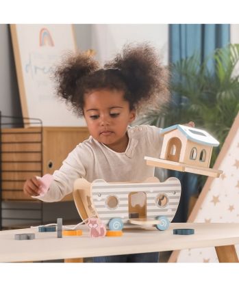 VIGA, Dřevěná vkládačka Noemova archa