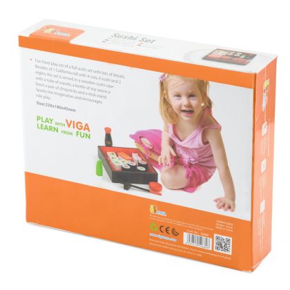 VIGA Dřevěné sushi