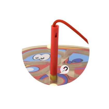 VIGA, Dřevěný kuličkový labyrint - auto