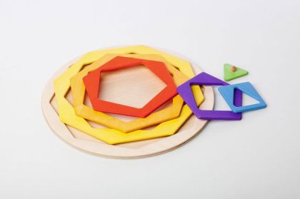 Dřevěné Puzzle Kruhelník