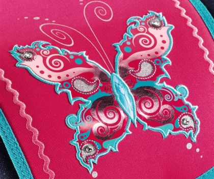 Školní aktovka Step by Step Touch - 5-dílný set,  Motýl, certifikát AGR