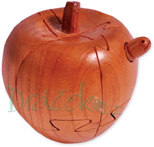 Hlavolam velké dřevěné jablko