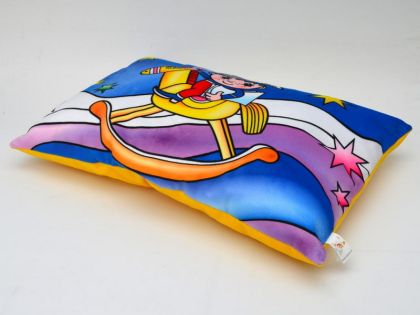 MÚ Brno Polštář 45x30 cm Večerníček, houpací koník