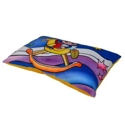 MÚ Brno Polštář 45x30 cm Večerníček, houpací koník