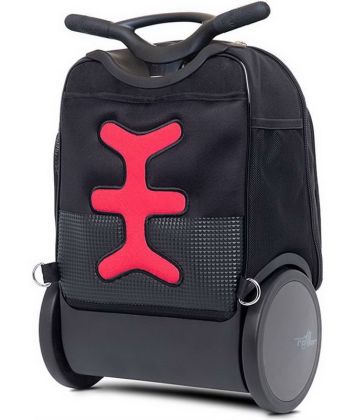 Školní a cestovní batoh na kolečkách Nikidom Roller UP Supergirl XL (27l)
