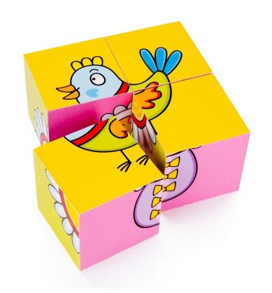 TOPA, Kostky kubus Obrázky, 4ks