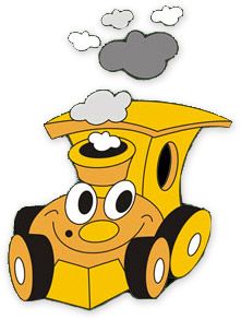 Dřevěná dekorace Mašinka