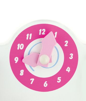 VIGA, Dřevěné chodítko růžové