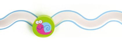 VIGA, Dřevěné chodítko růžové