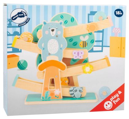 Small Foot Dřevěná dráha v pastelových barvách