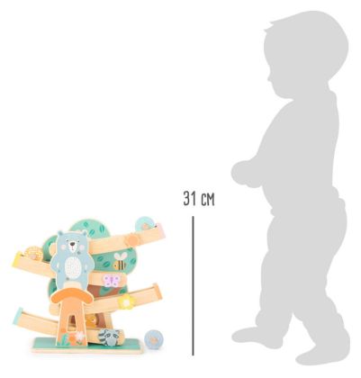 Small Foot Dřevěná dráha v pastelových barvách