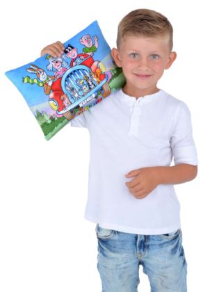 Polštář Čtyřlístek auto, 32x21cm