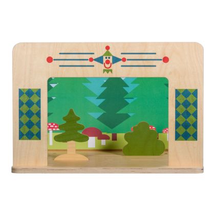 Loutkové divadlo Mašek - sada s loutkami 8 ks