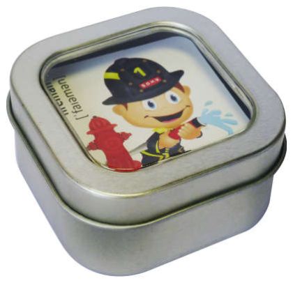 Pexeso Povolání voděodolné 64 karet v plechové krabičce 6x6x4cm Hmaťák