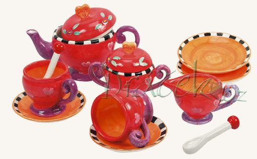 Dětský porcelán - motiv Sweet Heart v kufříku