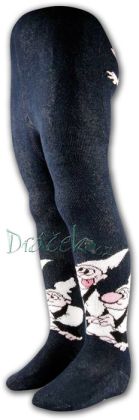 Thermo punčocháče Křemílek a Vochomůrka tmavomodré